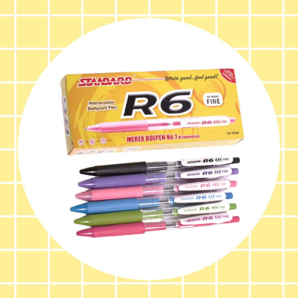 Standard Pen - R6 0.5 (Pen, Pen, Ballpoint) | Shopee Malaysia
