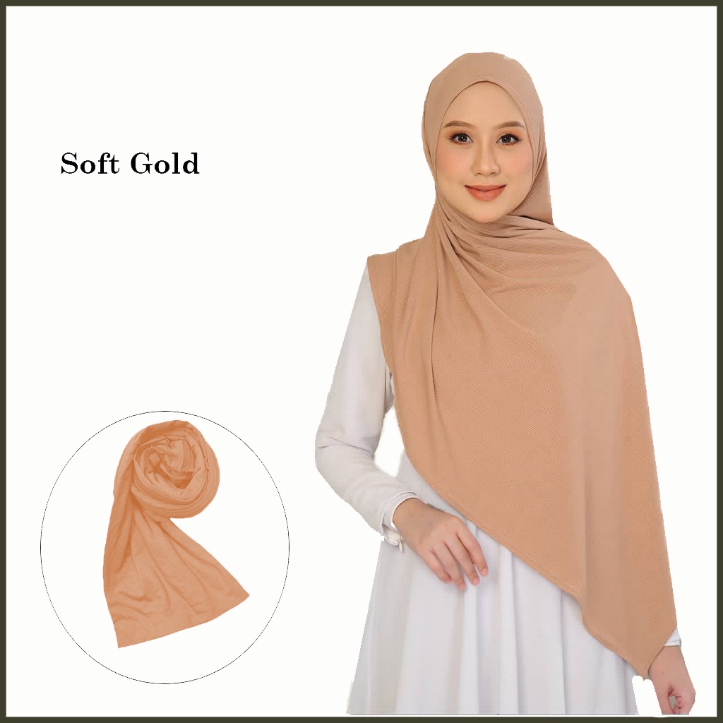 tudung shawl jersey
