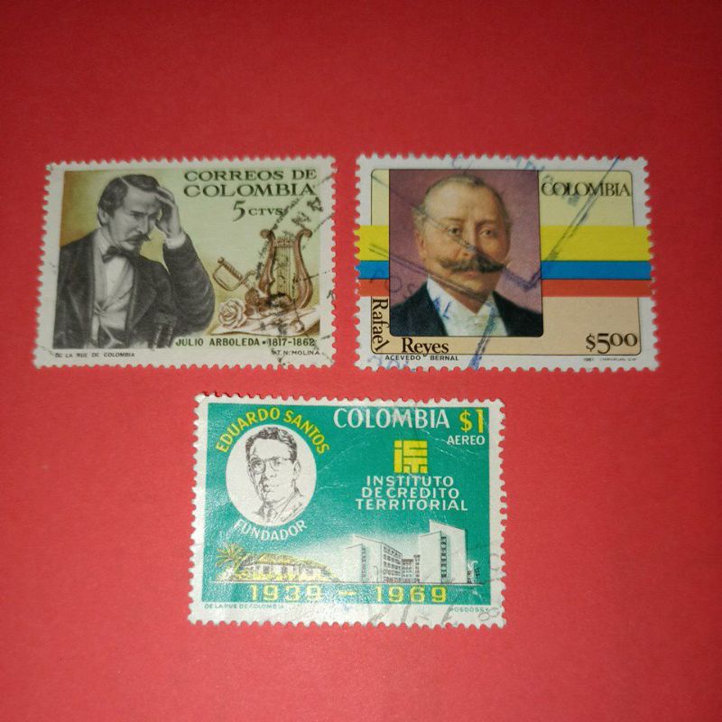 CO012 Colombia stamps (3V) Shopee Malaysia