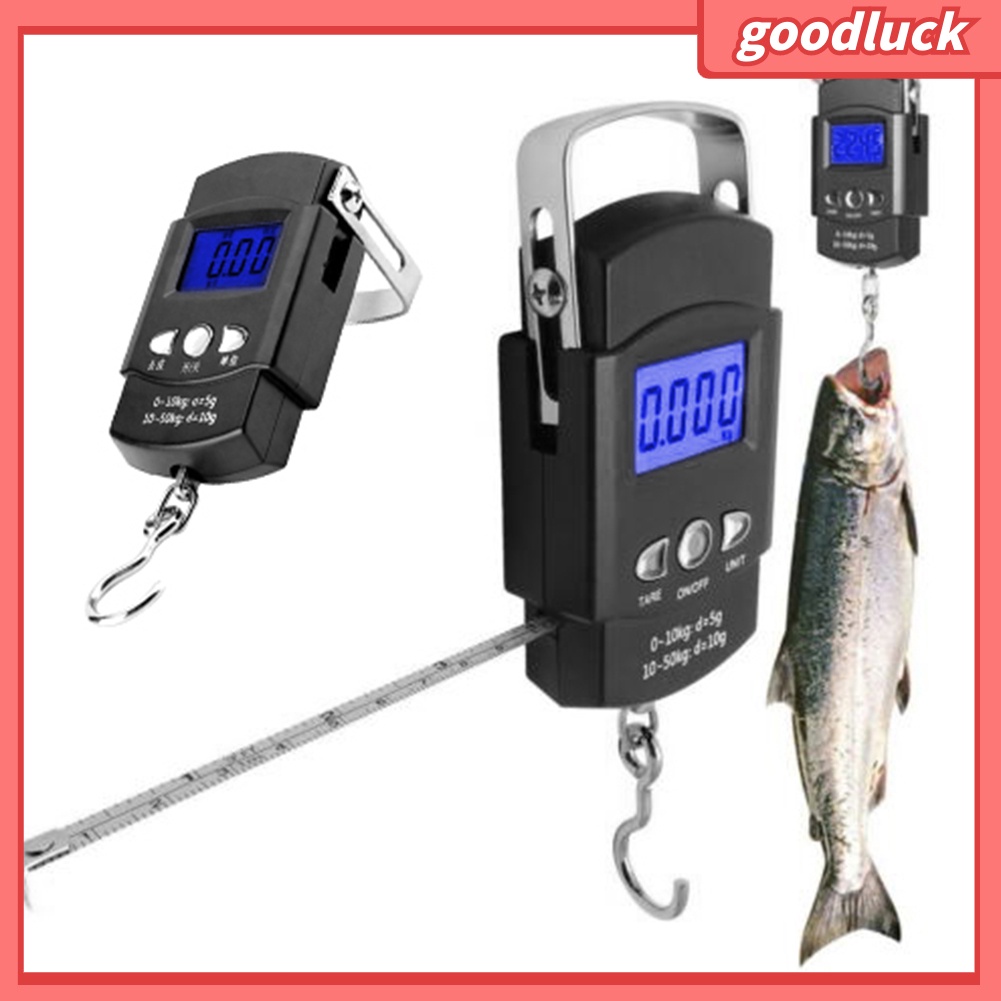 Electronic Balance Digital Fish Hook Hanging Scale Fishing Scale Luggage  Scale