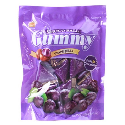 Imei Gumi Choco Ball Grape Flavor 238g*1 Candy Departing From Korea 