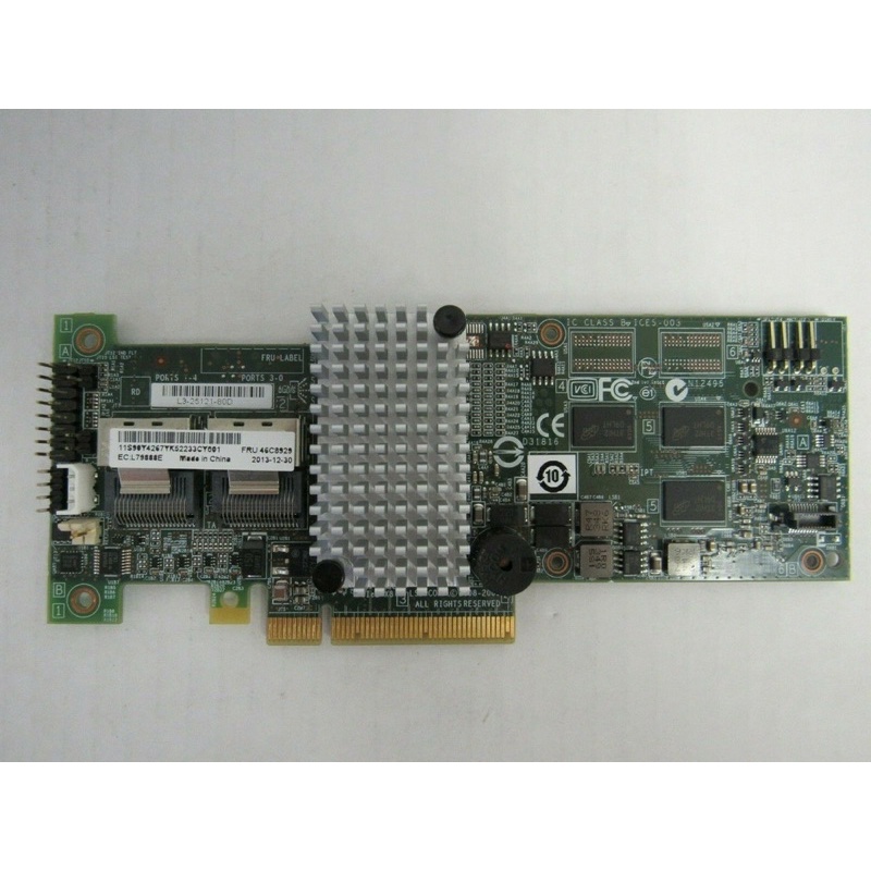 IBM ServeRAID M5014 Controller RAID SAS 6Gb/s PCIe X8 8 Porte Con BBU 46M0918 46C8929