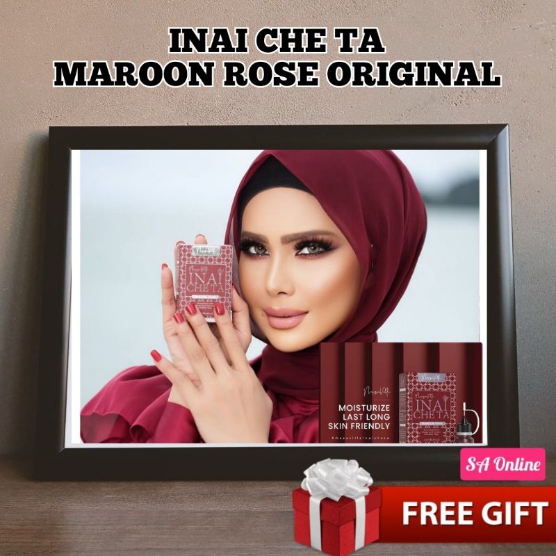 inai che ta marron rose mesra wuduk 10ml | Shopee Malaysia