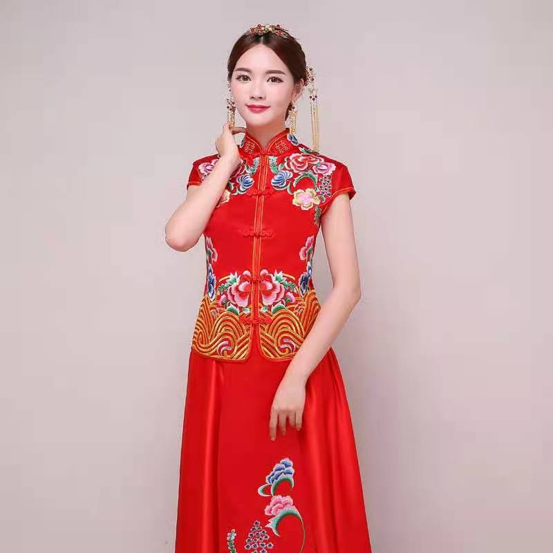Ready Stock☆现货 Clear Stock Tradisional Wedding Dress Chinese,Cheongsam ...