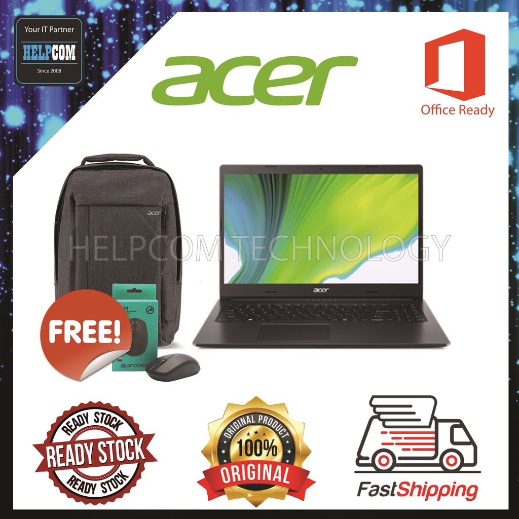 ACER ASPIRE 3 A315-43-R91H (BLACK) / A315-43-R6UW (SILVER) ( RYZEN 5 ...