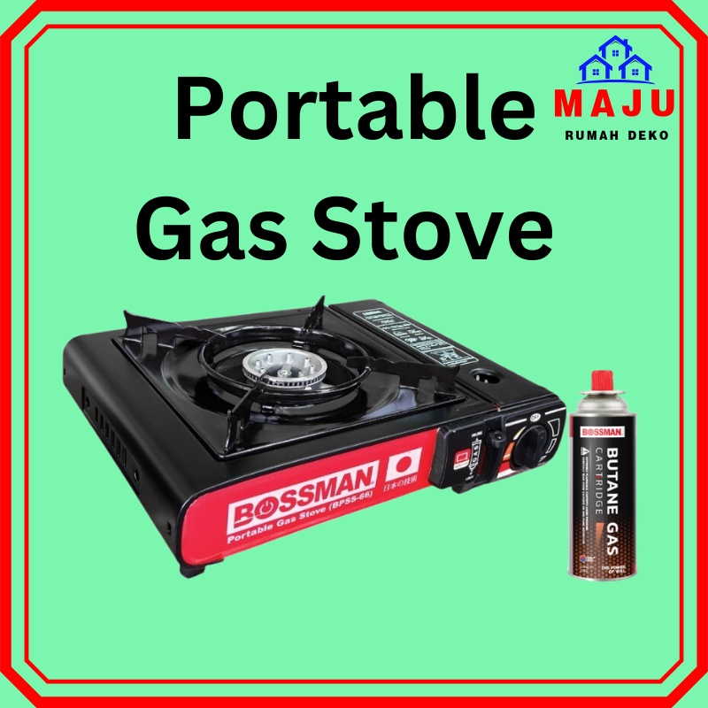 MAJU Bossman Portable Steamboat Gas Stove Single 1 Burner Butane Gas