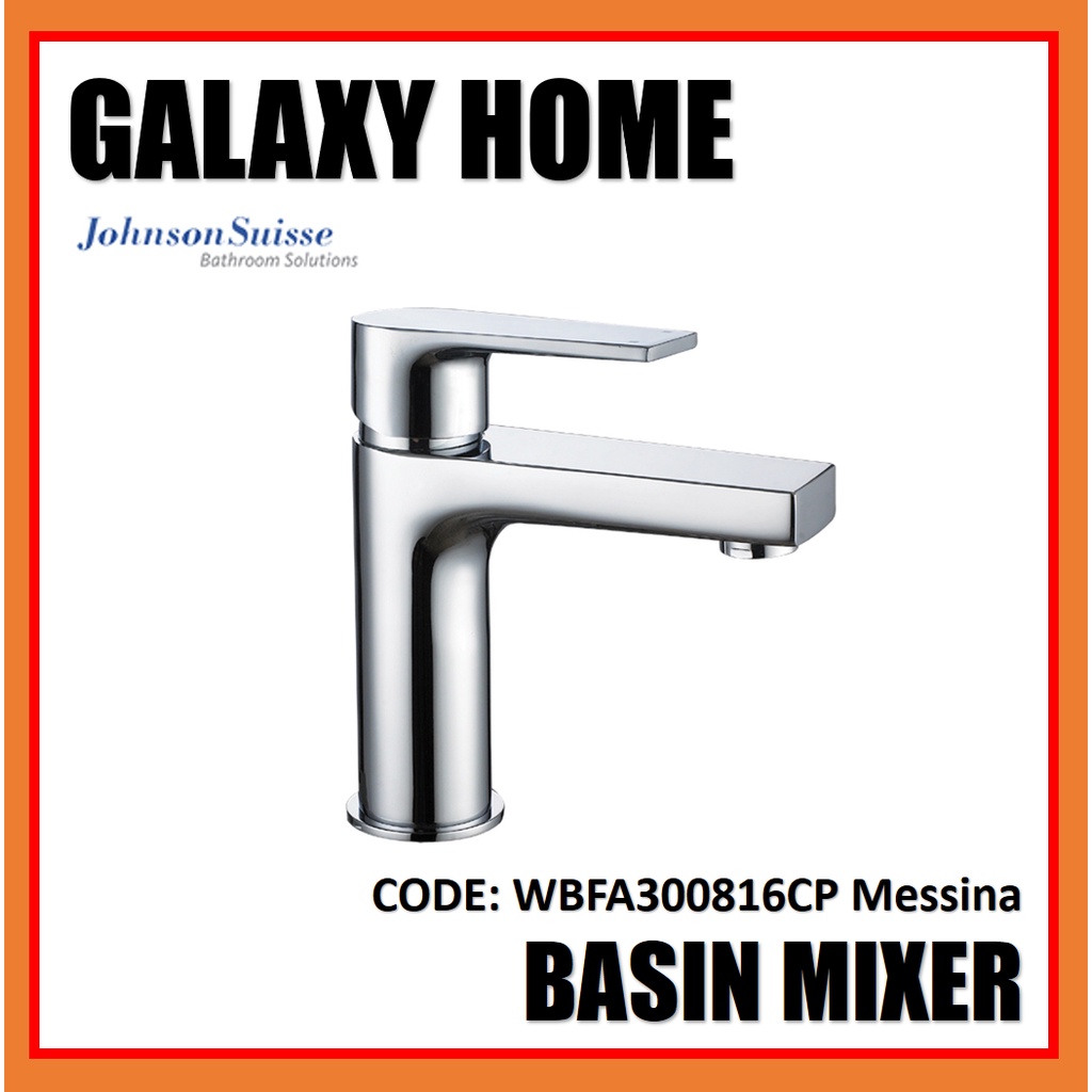 Johnson Suisse Messina Single Lever Basin Mixer with 1 1/4