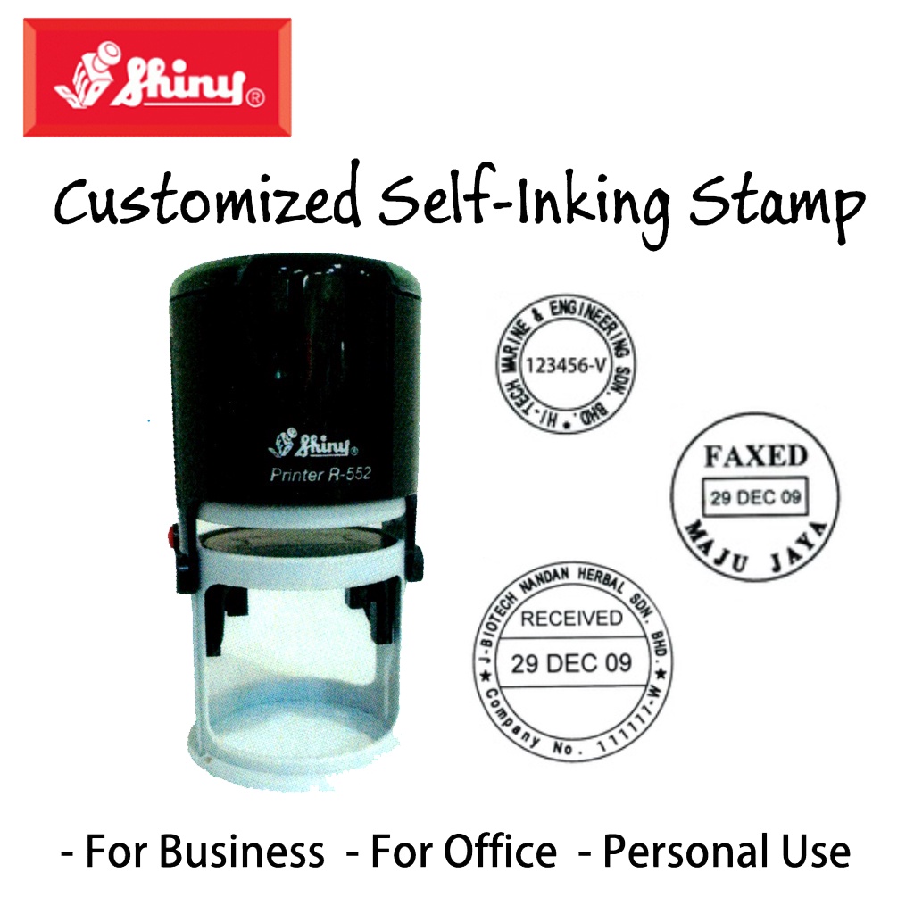 Self Inking C-50 Date Stamp Size 2 Diameter