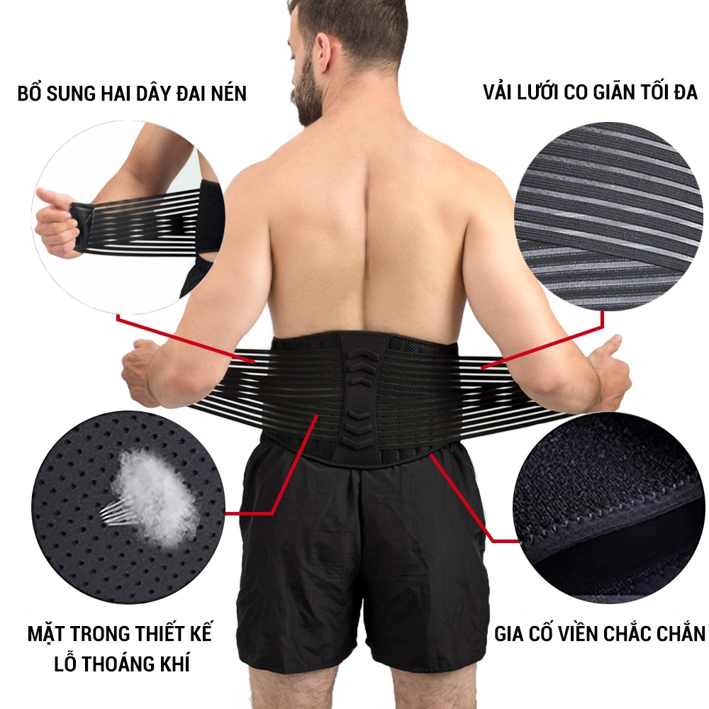 Spinal belt protects the spine when exercising at the gym to prevent ...