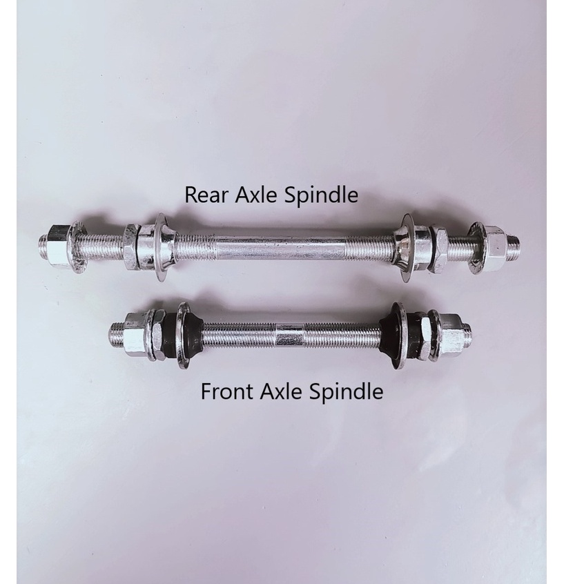 Hub Axle Front & Rear Steel Spindle Shaft Basikal sub roda depan ...