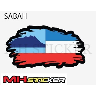 Malaysia & State Flags Negeri Bendera Vinyl Cutting Potong Stickers ...