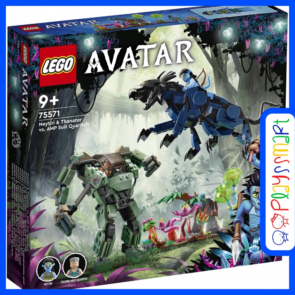 75571 LEGO Avatar Neytiri & Thanator vs. AMP Suit Quaritch | Shopee ...