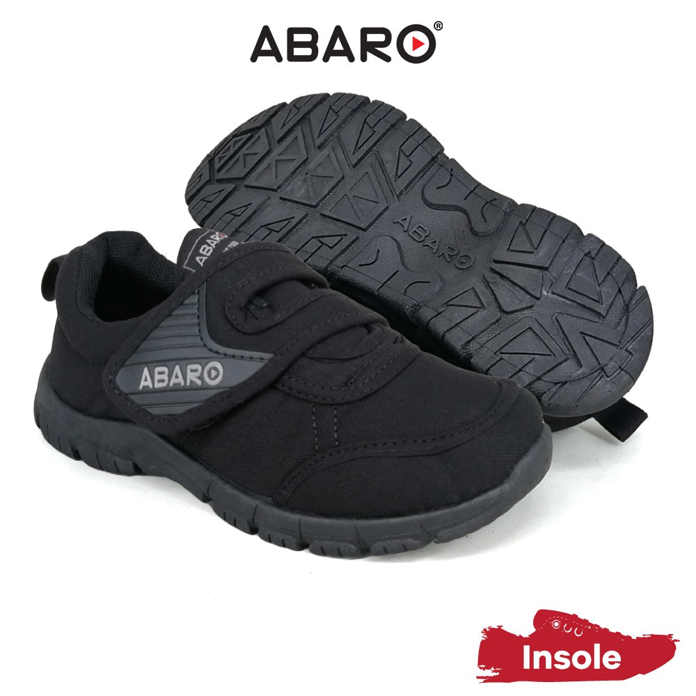 Abaro School Shoes Canvas Pvc Outsole Primary Secondary Unisex