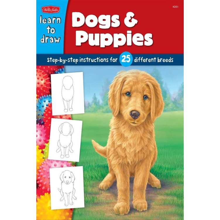 (ART) Dogs & Puppies Step-by-step instructions for 25 different dog ...