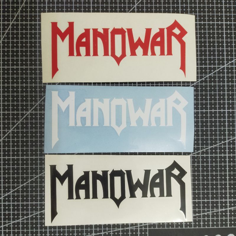 Cutting Sticker MANOWAR stiker | Shopee Malaysia