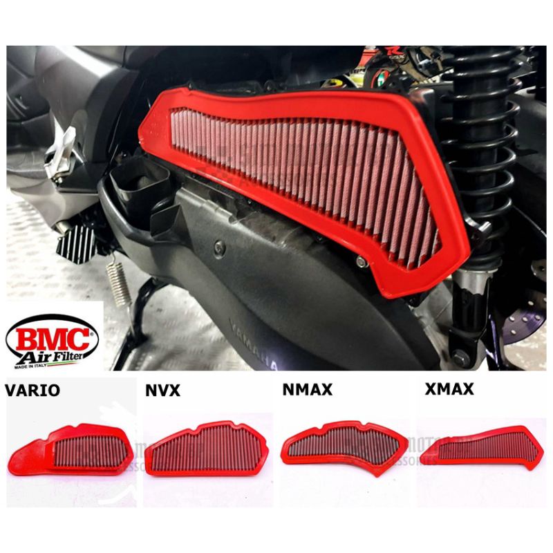 ORIGINAL BMC AIR FILTER XMAX ADV150 R25 / R15 / NVX155 V1 V2 MT07 XMAX NMAX V1 V2 Y15ZR MT15