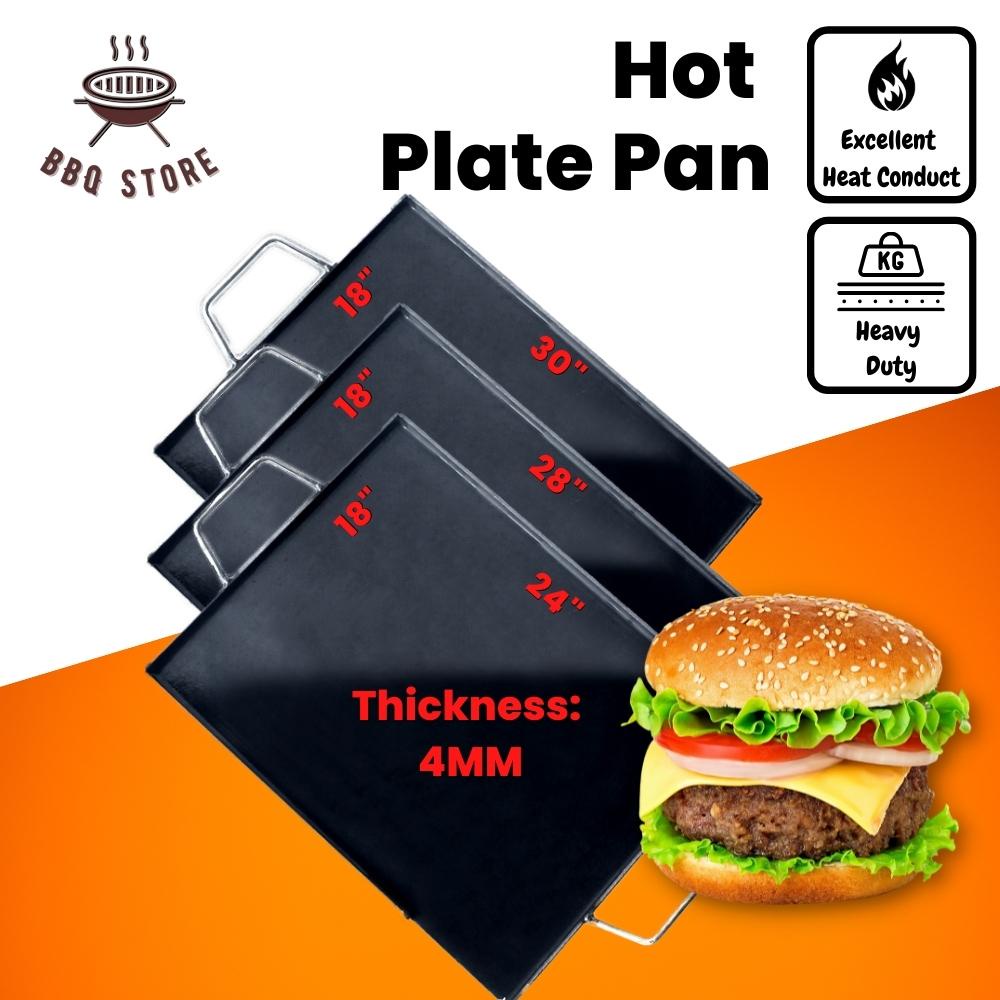 [Big Size] BBQ Store Rectangular HotPlate Pan Kuali Leper Grill Plate