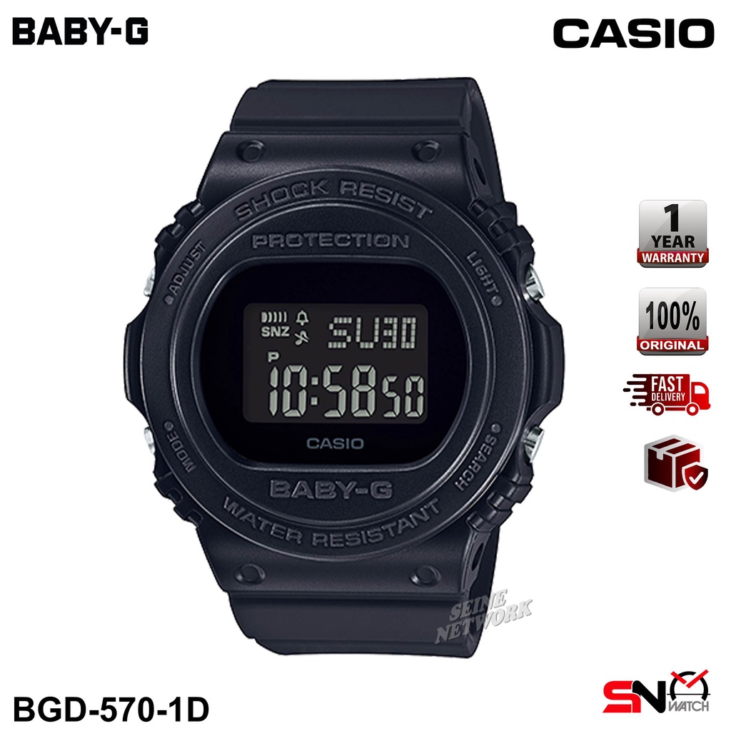 Casio Baby G BGD 570 Matte Color Series Digital Resin Band Women Sports Watch Jam Tangan Perempuan Shopee Malaysia