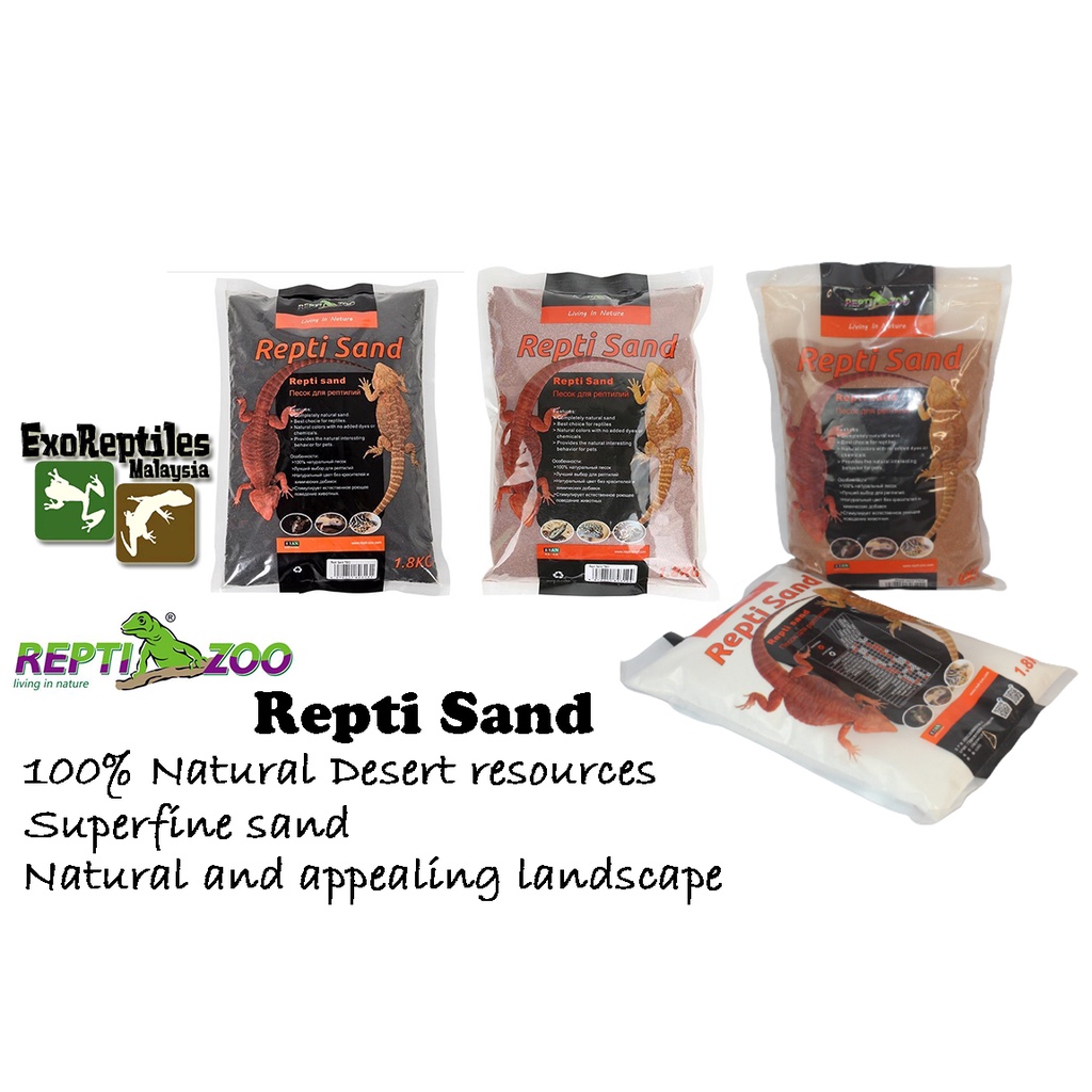 REPTI ZOO REPTILE SAND 1.8kg (1 pack) Shopee Malaysia