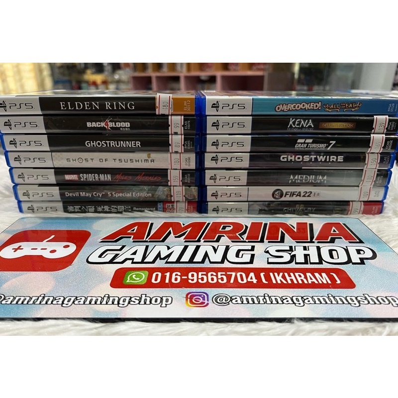 PS5 Games Used Murah (Beli direct kedai diskaun rm10) Shopee Malaysia