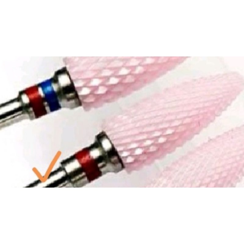 Fine Dental lab 2.35mm Pink Ceramic Acrylic denture trimming trimmer
