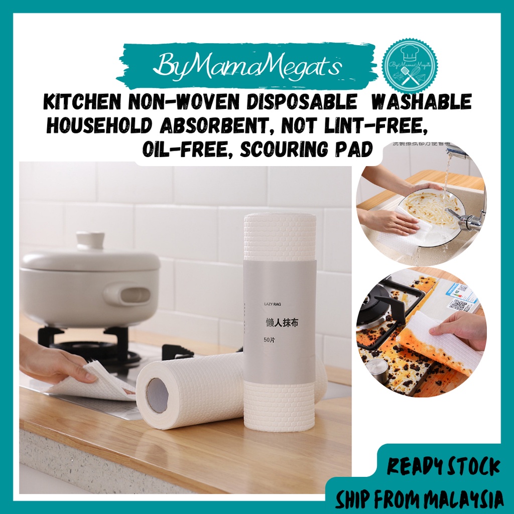 Magic Tissue ReUsable Washable Non-Woven Kitchen Towel Roll Cleaning ...