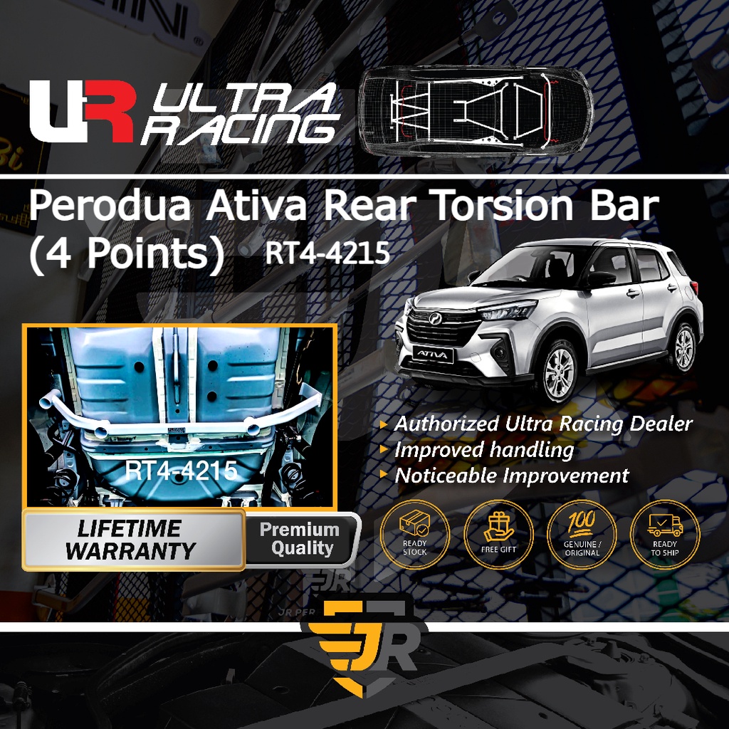 Ultra Racing Safety Bar Perodua Ativa 2021 1.0Turbo Rear Torsion Bar 3 ...
