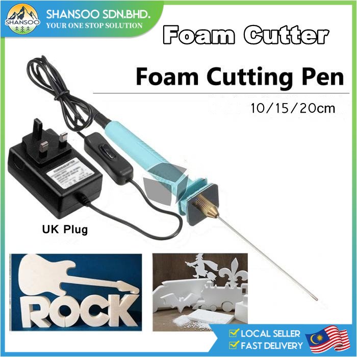 Electric Heat Cutting Pen With UK Plug Adapter Foam Cutter Styrofoam