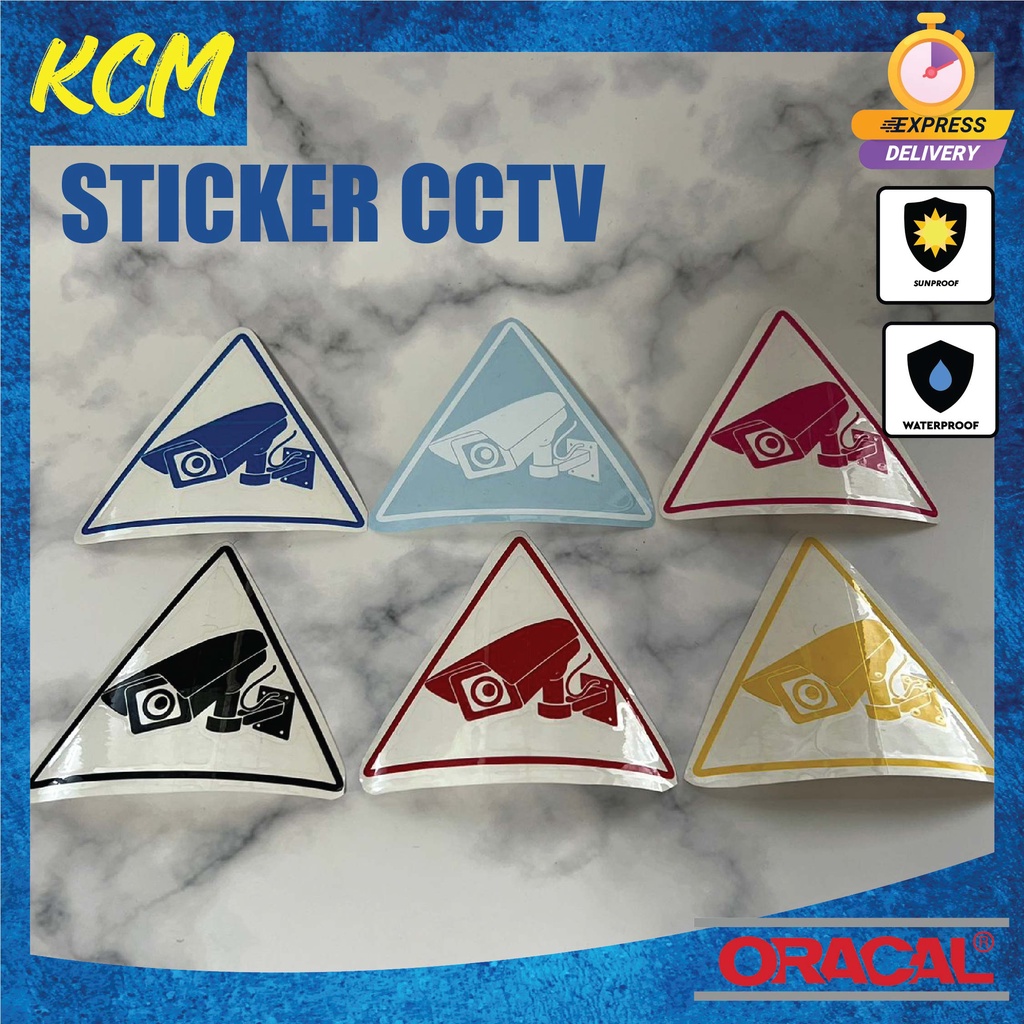 STICKER CCTV KERETA DAN SEBAGAINYA/STICKER CUTTING ORACAL/STICKER ...