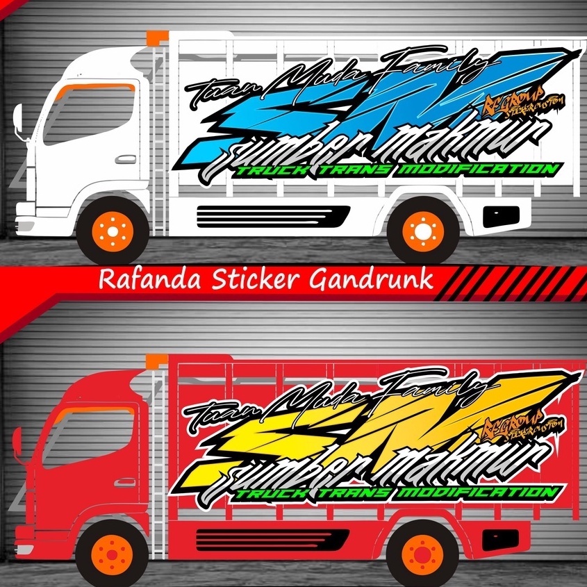 Canter giga dutro dump truck bed decal STICKERS etc | Shopee Malaysia