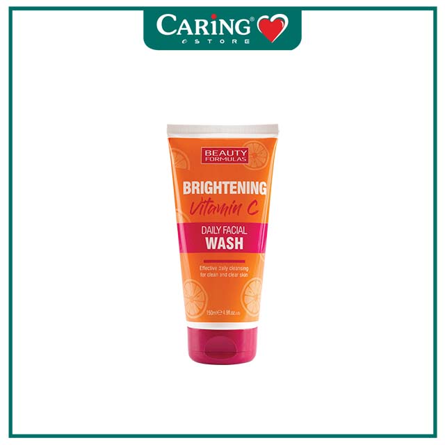 BEAUTY FORMULAS BRIGHTENING VITAMIN C DAILY FACIAL WASH 150ML Shopee