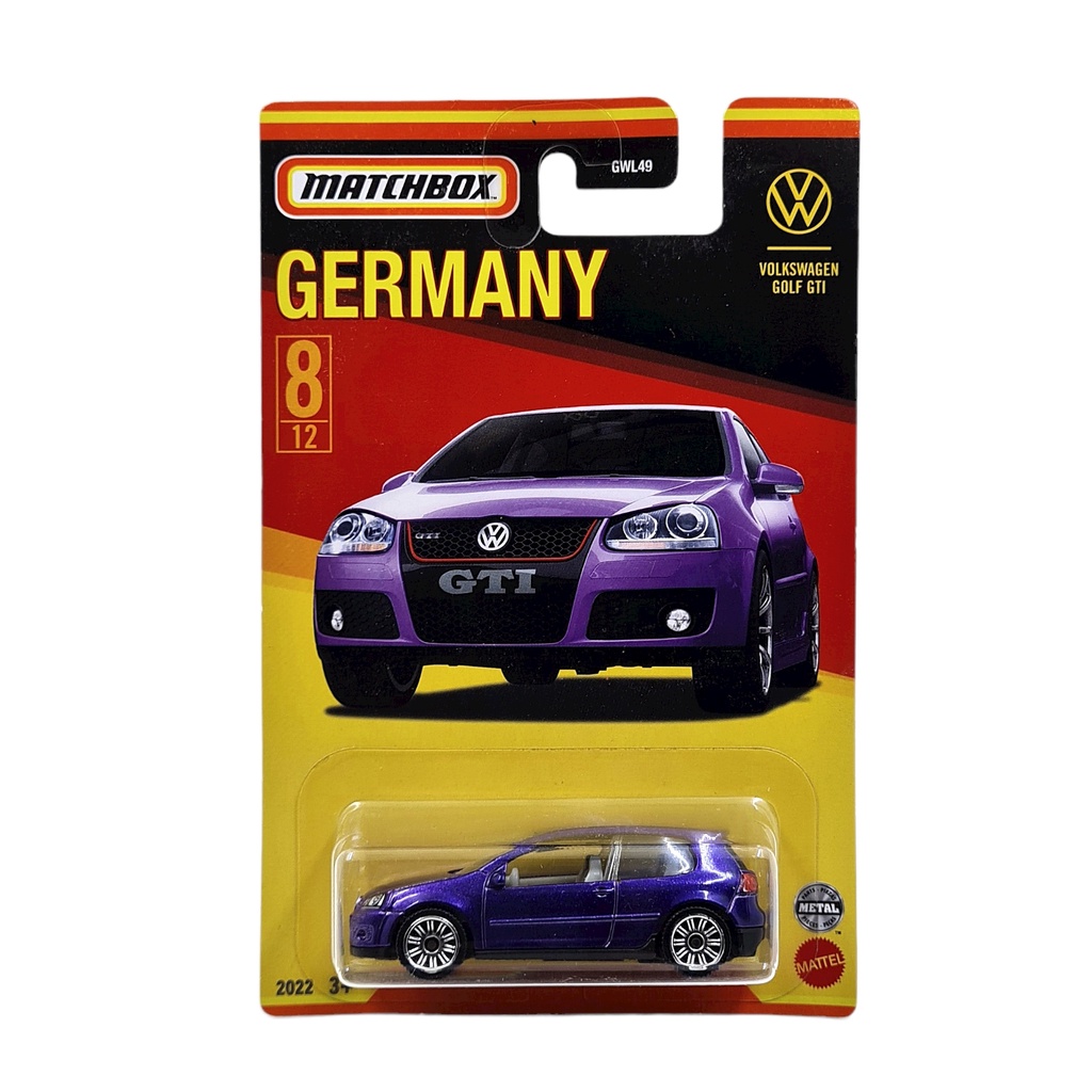 UNGU Matchbox Volkswagen Golf GTI Purple - Germany Series | Shopee Malaysia