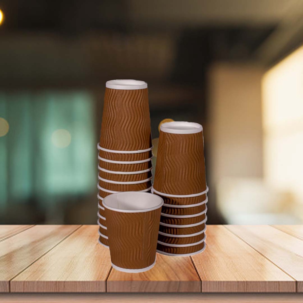 Paper Cup (Ripple Design) | Shopee Malaysia