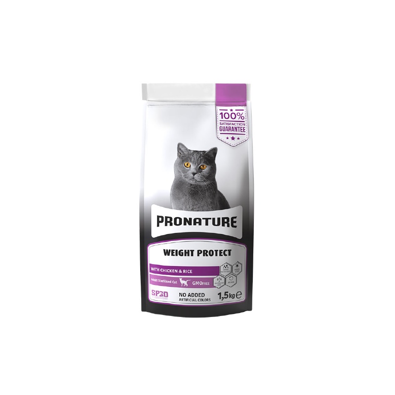 BUSINESS CLOSEDOWN SALES !! PRONATURE Weight Protect Cat Dry Food With