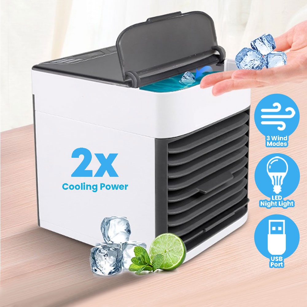 3 Gear Speed Mini Powerful Evaporative Air Conditioning Fan Electricity ...