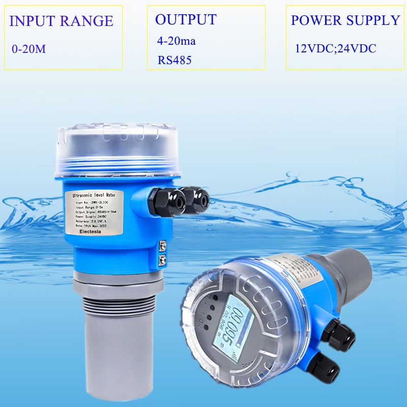 Ultrasonic Water Tank Level Meter 1m 3m 5m Range Ultrasonic Level ...