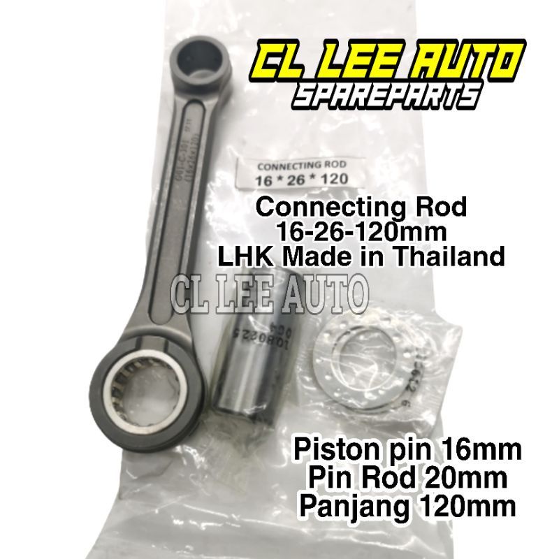 CONNECTING ROD LHK PANJANG 100MM 105MM 107MM 120MM 126.5MM CON ROD LHK
