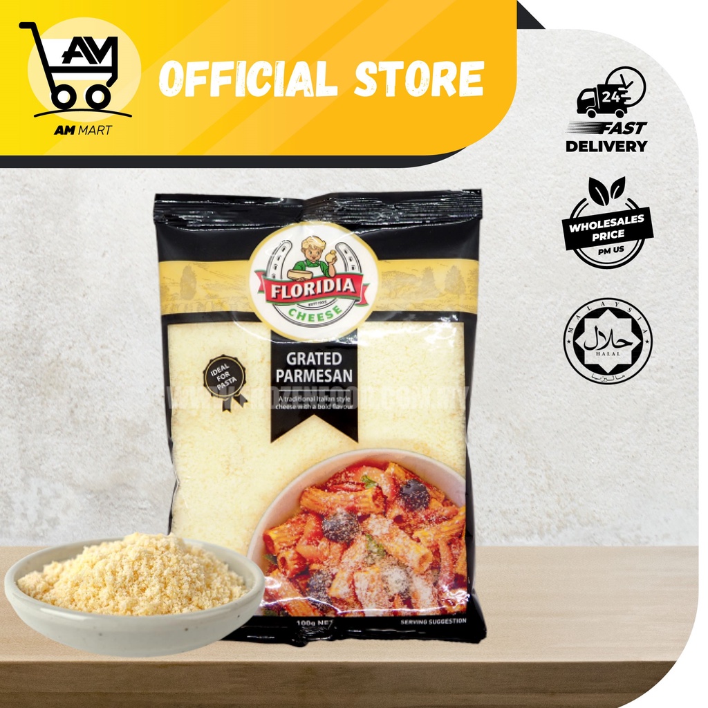 🌙RAYA SALE Floridia Cheese Grated Parmesan REPACK 100g 250g 500g