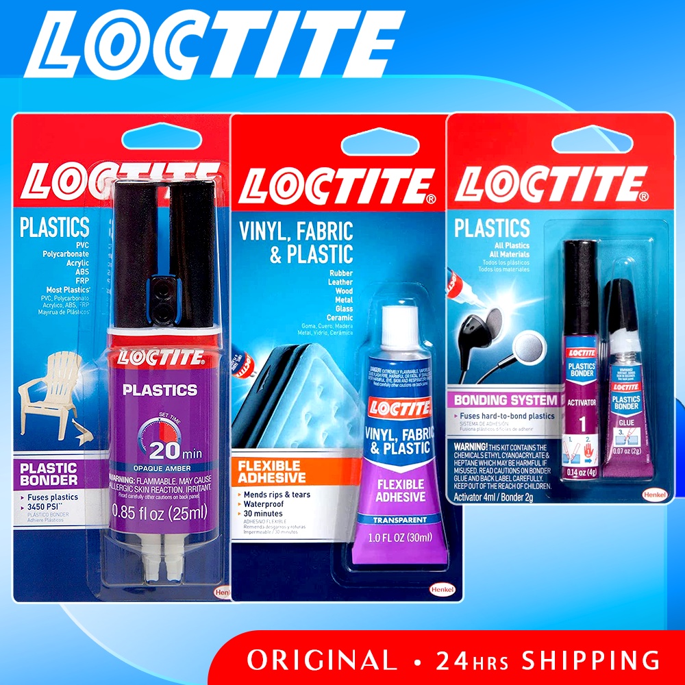 Loctite Threadlocker Blue 242, Vinyl, Fabric and Plastic Repair Epoxy
