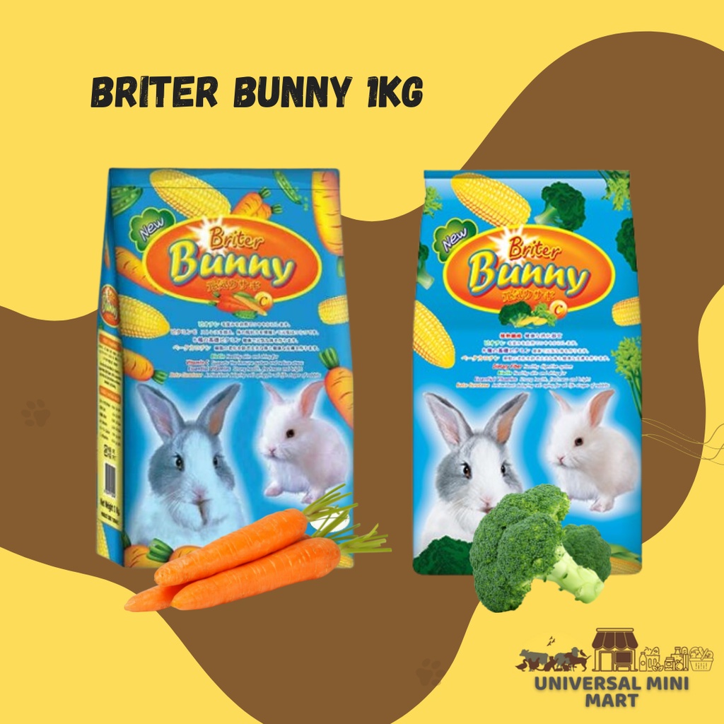 (Sabah) Briter Bunny Rabbit Food Guinea Pig Food Makanan Arnab Makanan