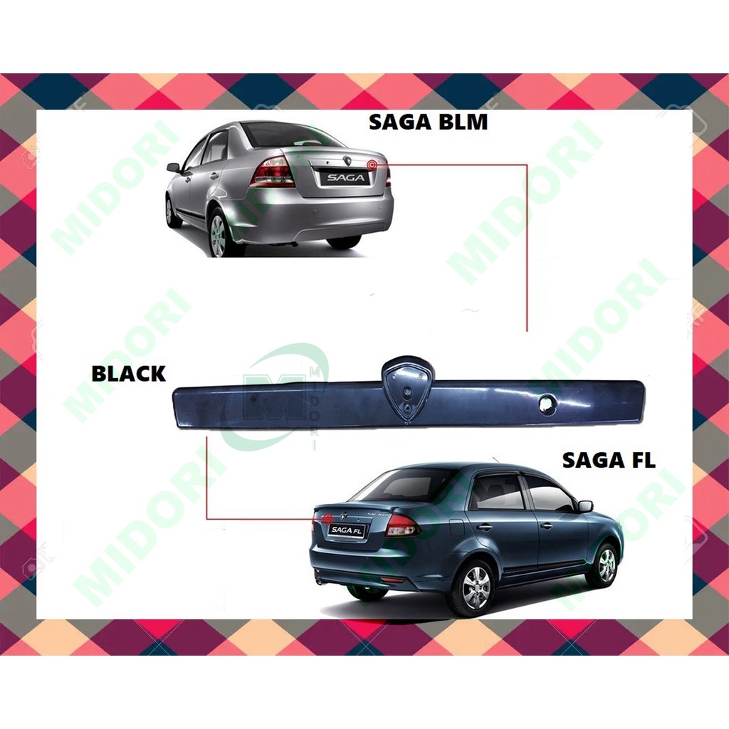 Proton Saga BLM, FL, FLX Rear Bonnet Garnish / LICENCE GARNISH | Shopee ...