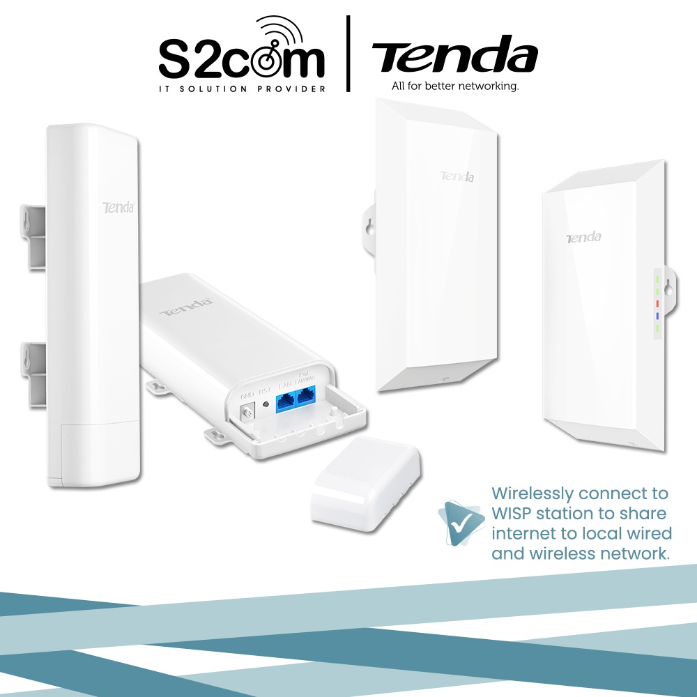 Tenda O3 O4 Outdoor CPE Point To Point Wireless Access Point | Shopee ...