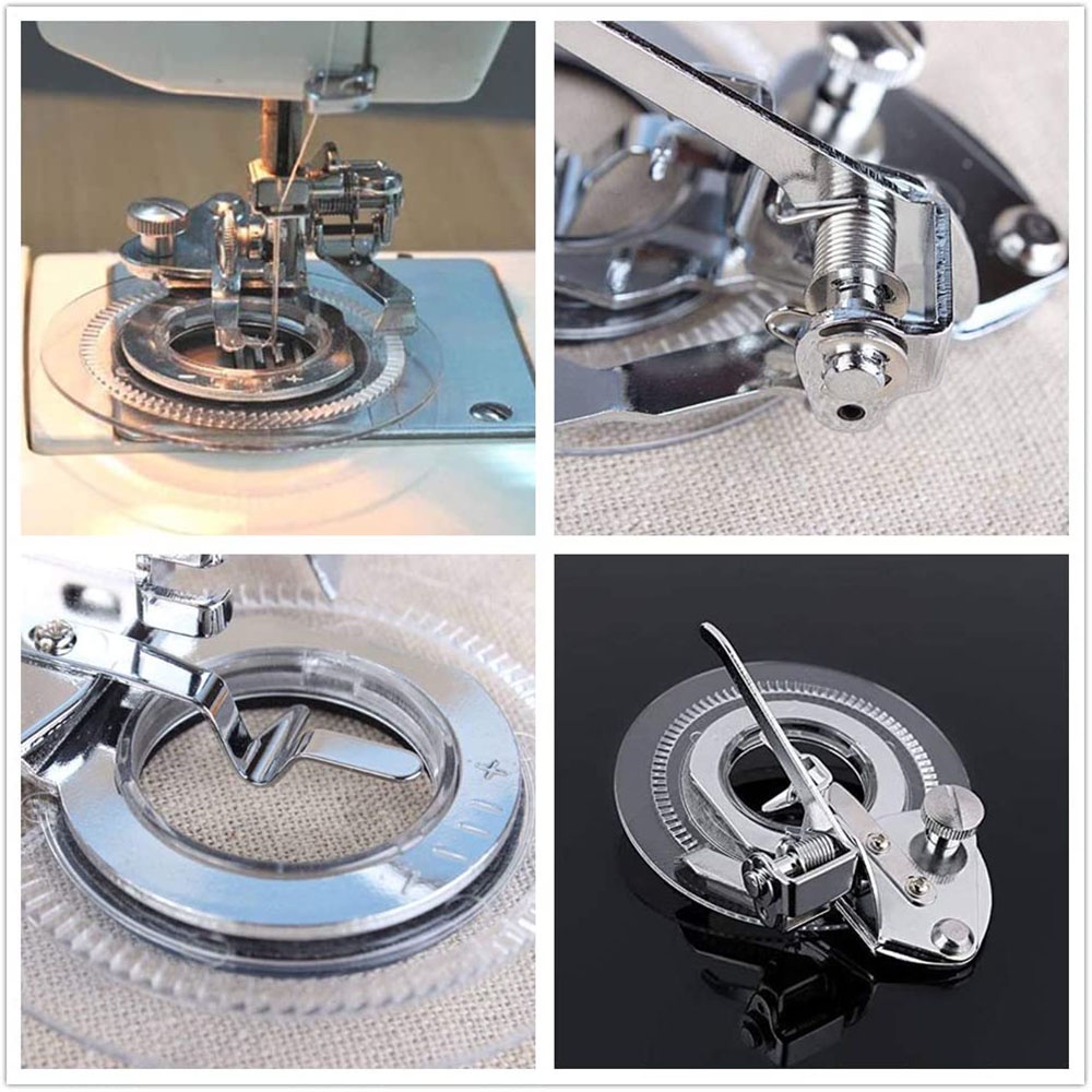 1 PC Professional Practical Circular Embroidery Daisy Flower Stitch Presser Foot Daisy Flower