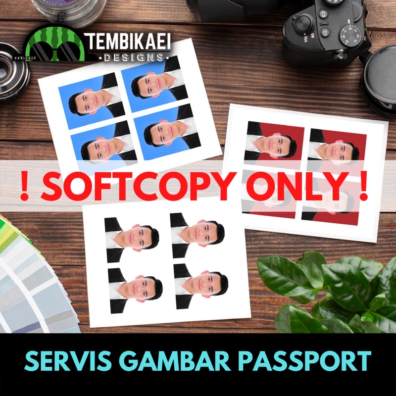 (SOFTCOPY SAHAJA) EDIT GAMBAR PASSPORT ONLINE PELBAGAI WARNA BACKGROUND ...