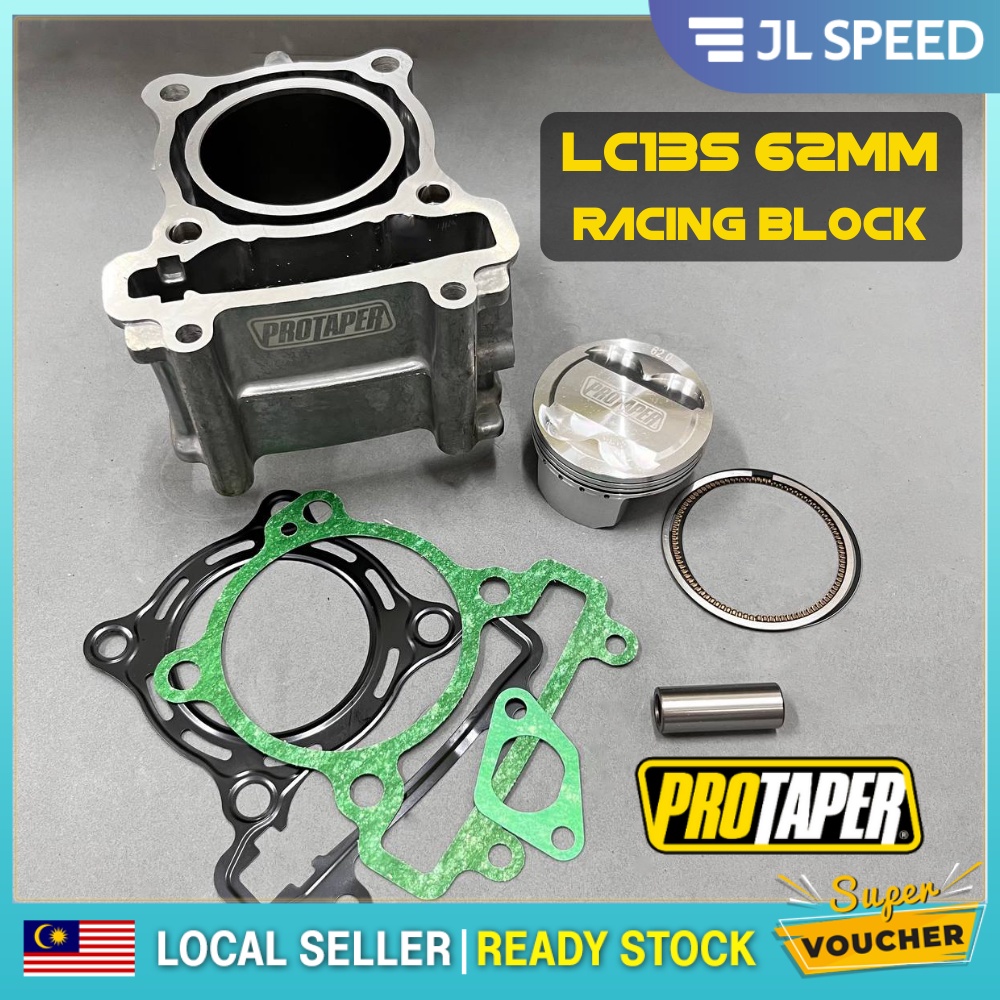 LC135 LC 135 135LC V1-V8 RACING CYLINDER BLOCK KIT WITH PISTON 62MM ...