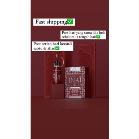 100% Original Inai Che Ta Maroon Rose | Shopee Malaysia
