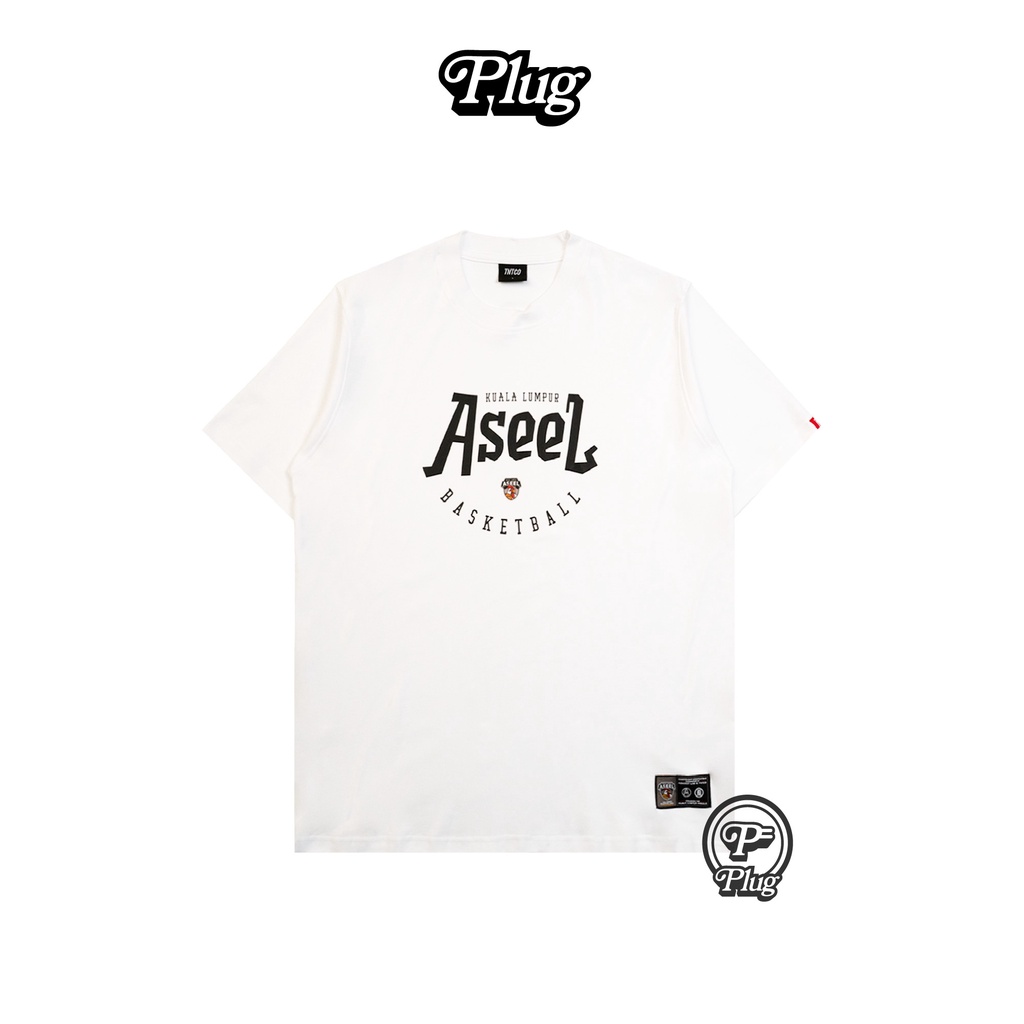 Aseel Logo Tee (White) Shopee Malaysia