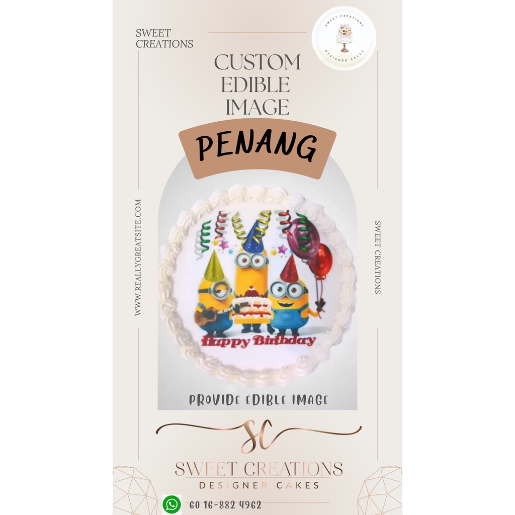 Edible Image printing service (Ready in 1 hr) Shopee Malaysia