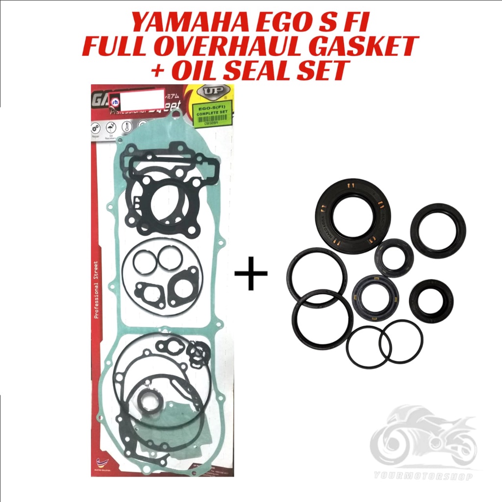 Yamaha Ego S Fi Egos Fi Egosfi Full Overhaul Complete Gasket With Oil Seal Set Complete Gasket 3333