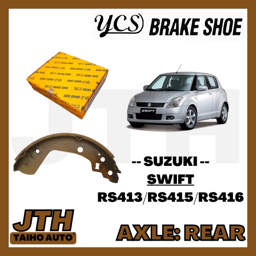 TAIHOAUTO YCS Brake Shoe Suzuki Swift RS413 Suzuki Swift RS415 Suzuki Swift RS416 Brake Shoe